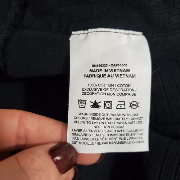 Nike | Ribbed Wide Leg Cropped Athletic Knit Pants with Pockets and Drawstring - Picture 14 of 16